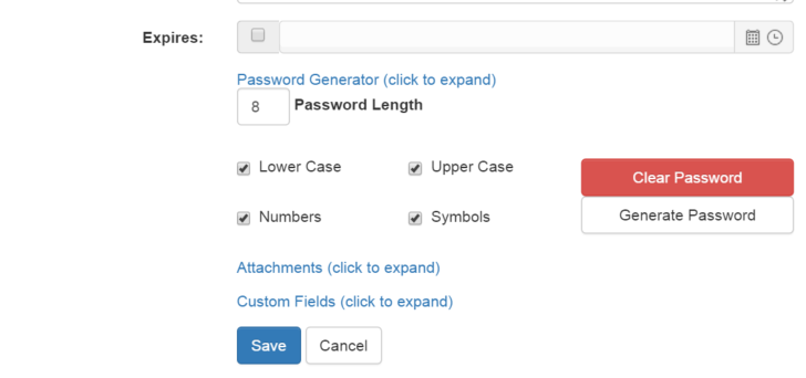 Password Generator Edit