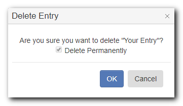 Permanent Delete