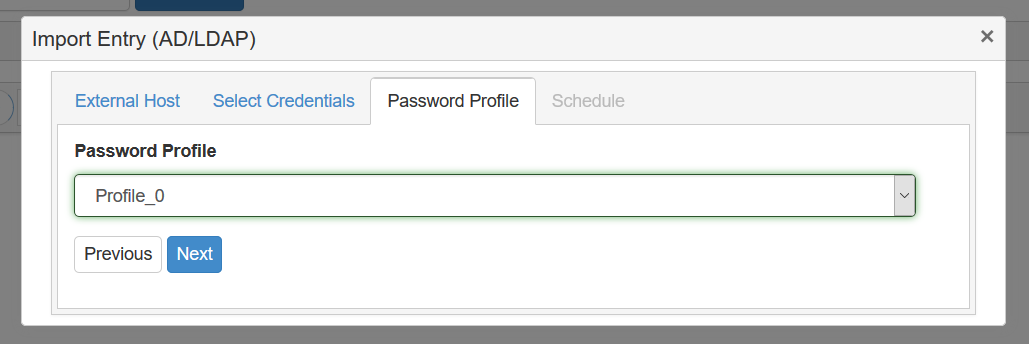 Password Profile